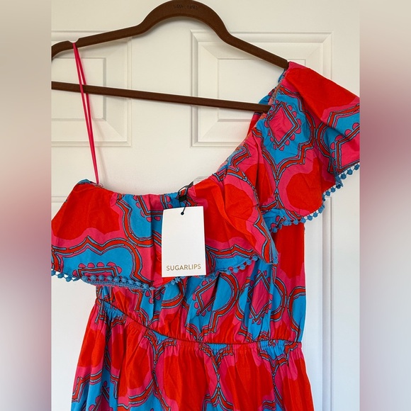 Sugarlips Devany Suraya One-Shoulder Cotton Maxi - Picture 5 of 8